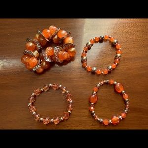 Orange Bracelets